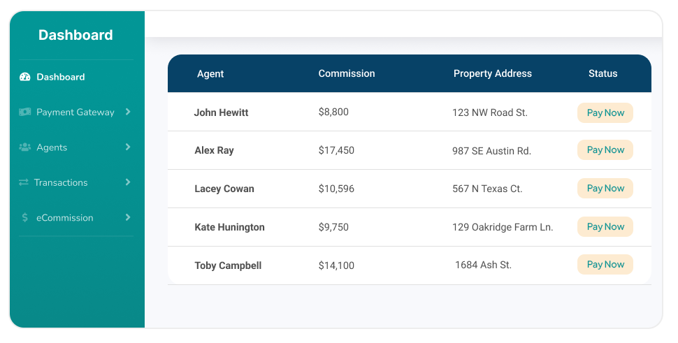 commission disbursement for brokers graphic
